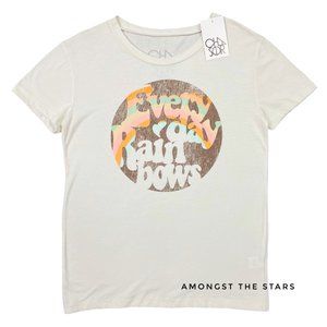 Chaser Everyday Rainbows Chalk White T-Shirt
